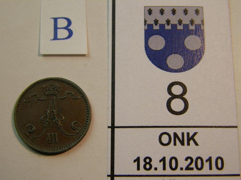 kohde_008_b.jpg - Kohde 8, tunnuspuoli, lhthinta: 35 € 1 p 1881, kunto: 5.