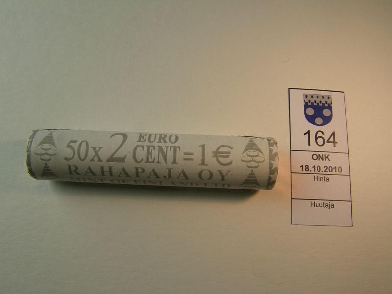 kohde_164_a.jpg - Kohde 164, lhthinta: 25 € 2 snt 1999 RP rulla, vl nkyy, kunto: 9.