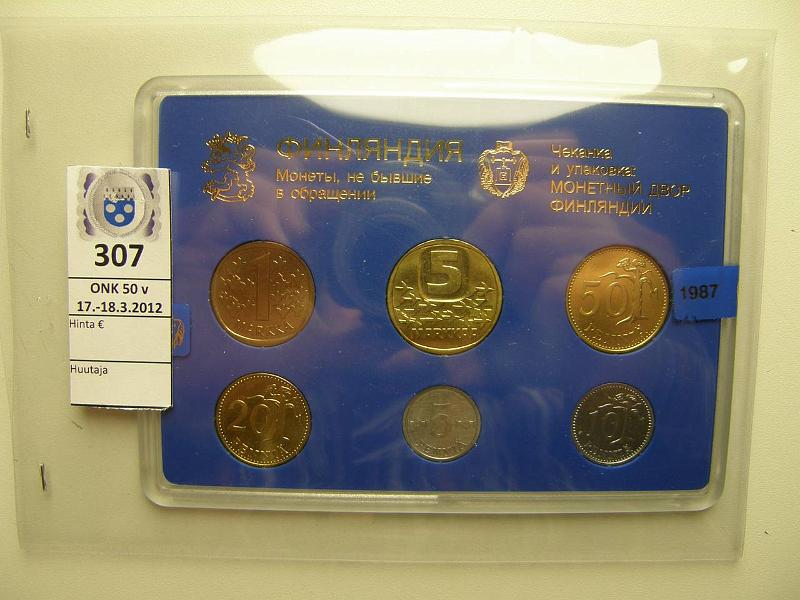 k-0307-a.jpg - Kohde 307, l�ht�hinta: 30 &euro; / myyntihinta: 54 &euro;  1987M Ven�j�n kielinen, ehj�t sinetit, painos 300!, kunto: 9