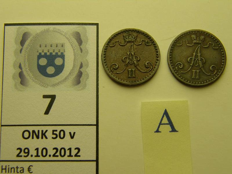 k-0007-a.jpg - Kohde 7 (kuva 1/2), lhthinta: 35 € 1 p 1871 (2) SNY 7.1, kunto: 4,5