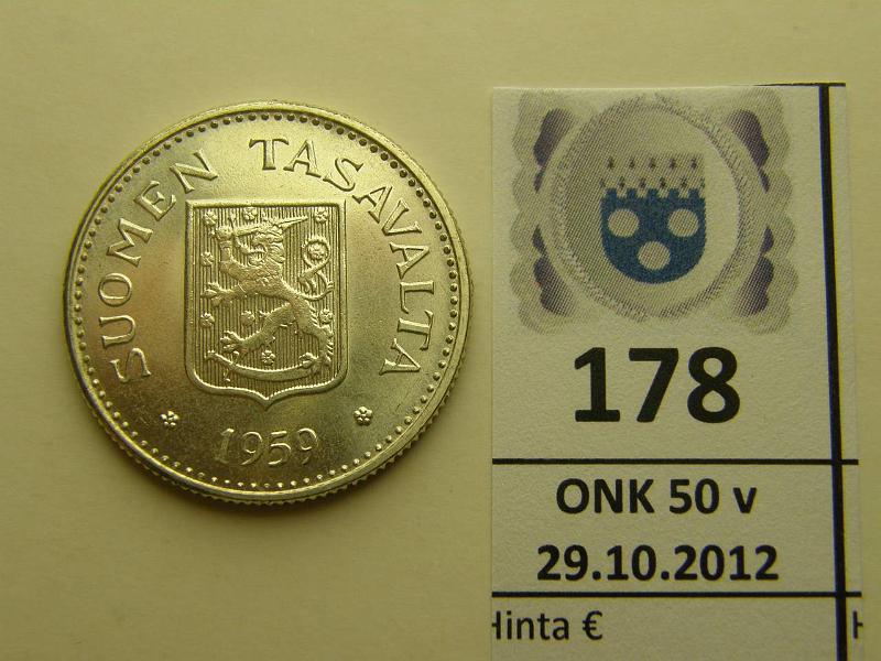 k-0178-a.jpg - Kohde 178, lhthinta: 90 € 200 mk 1959, kunto: 9
