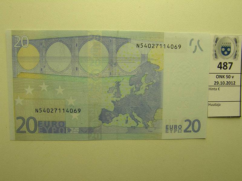 k-0487-a.jpg - Kohde 487, lhthinta: 40 € Itvalta 3/2/N/F2 N54027114069 Tri F002 D5, kunto: 9
