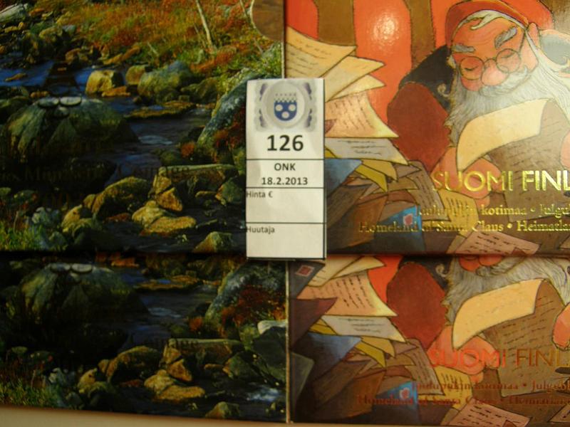 k-0126-a.jpg - Kohde 126, l�ht�hinta: 40 &euro; 2003 (4) BU, kullankaivaja ja joulupukki, 2 kpl kumpaakin, kunto: 9