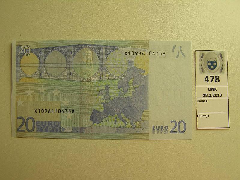 k-0478-a.jpg - Kohde 478, l�ht�hinta: 30 &euro; Saksa 3/1/X/P10 X10984104758 Dui P010 A4, pieni painuma toisessa pystreunassa, kunto: 9