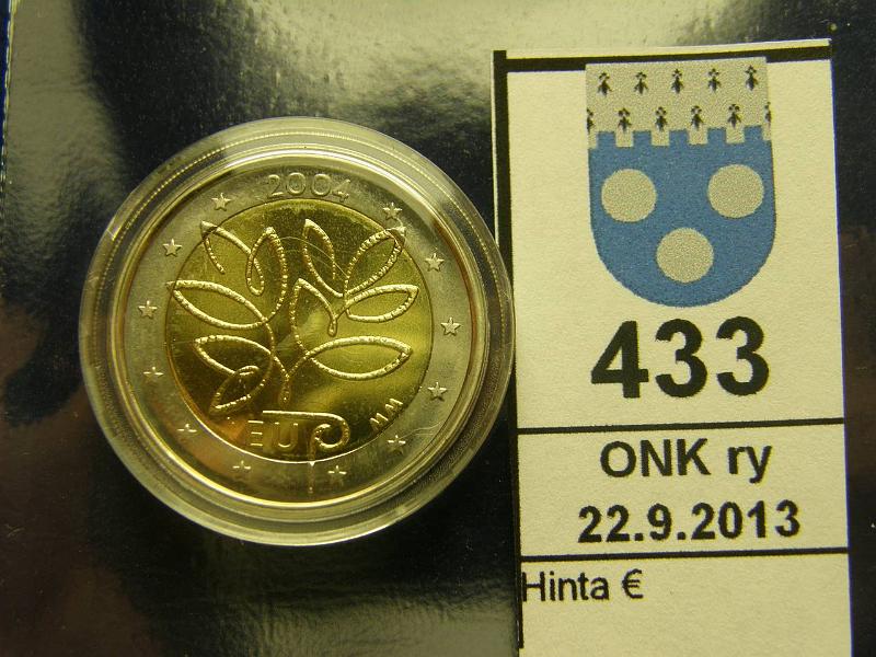 k-0433-a.jpg - Kohde 433, lhthinta: 20 € / myyntihinta: 29 € 2004 EU, risuraha, alkup. kotelo ja kapseli, kunto: 9