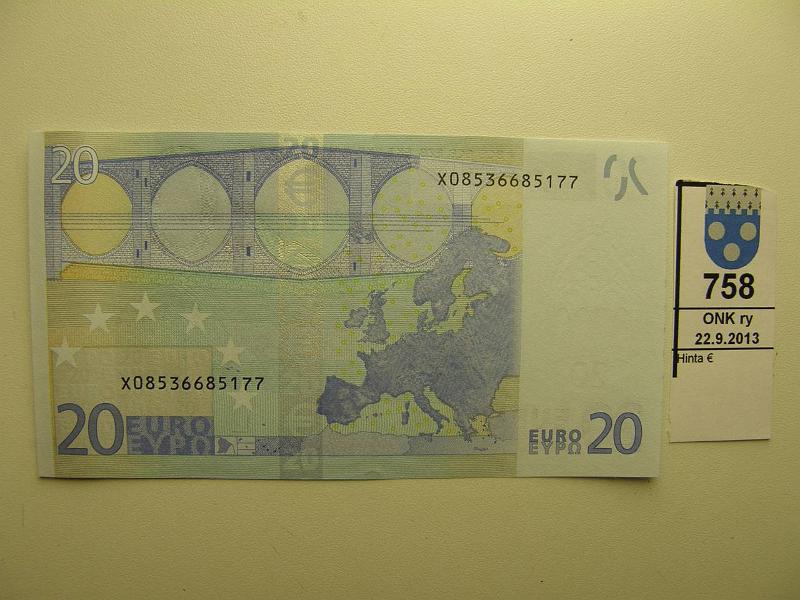 k-0758-a.jpg - Kohde 758, l�ht�hinta: 25 &euro; / myyntihinta: 25 &euro; Saksa 3/1/X/P8 X08536685177 Dui P008 D5, kunto: 9