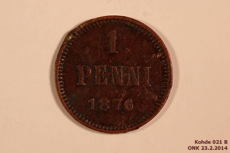 k-0021-b.jpg - Kohde 21 (kuva 2/2), lhthinta: 8 € / myyntihinta: 10 € 1 p 1876 Nja, rv, kunto: 3