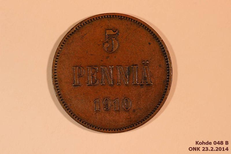 k-0048-b.jpg - Kohde 48 (kuva 2/2), l�ht�hinta: 40 &euro; / myyntihinta: 62 &euro; 5 p 1910 Eprvja, pij�, kunto: 5