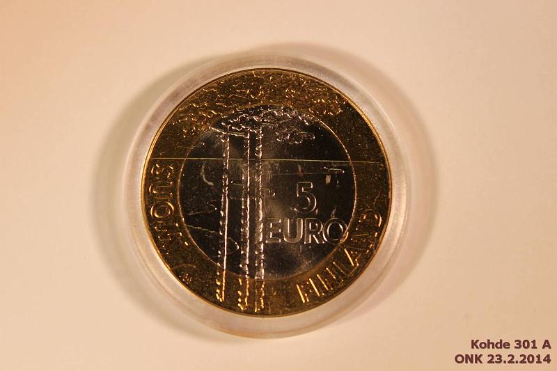 k-0301-a.jpg - Kohde 301, lhthinta: 9 € / myyntihinta: 14 € 5 € 2003 Jkiekon MM, kapseli + tod., kunto: 9
