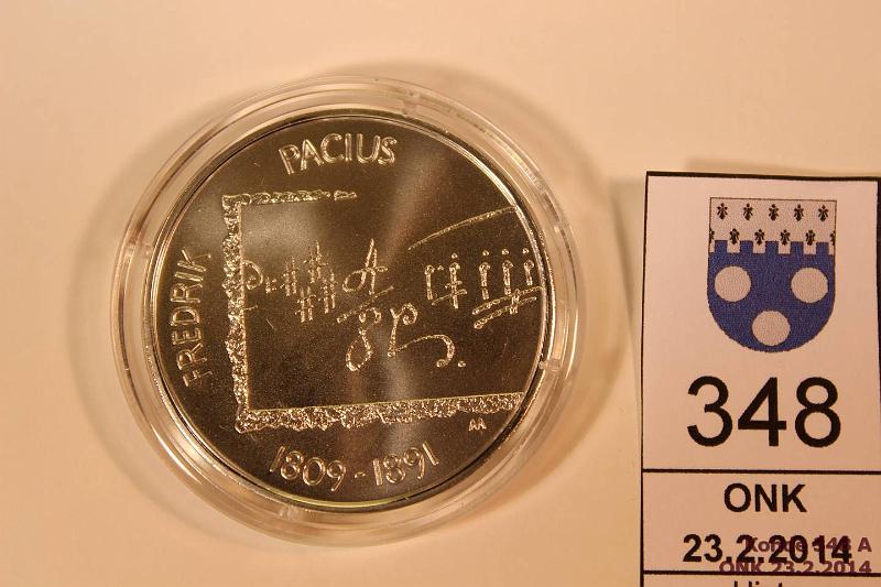 k-0348-a.jpg - Kohde 348, lhthinta: 24 € / myyntihinta: 24 € 10 € 2009 Ag, BU, Pacius, kapseli + tod., kunto: 10
