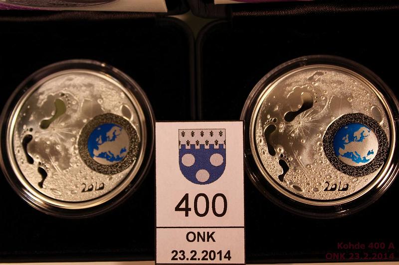 k-0400-a.jpg - Kohde 400, lhthinta: 69 € 20 € 2010 (2) Ag, Proof, Lapset ja luovuus, osin vripainatus, kotelot + tod., kunto: 10