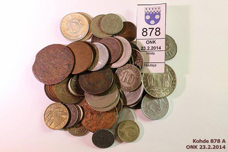 k-0878-a.jpg - Kohde 878, lhthinta: 5 € / myyntihinta: 11 € Muu maailma 0,2 kg 1700-1900-luvut Itvalta, Saksa, Norja, Espanja 1800-l:n kolikoita; 1900 l: Unkari, Ruotsi, Ranska, NL, Kreikka, kunto: 0-4