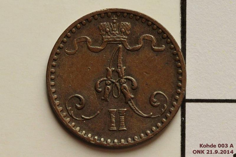 k-0003-a.jpg - Kohde 3 (kuva 1/2), lhthinta: 35 € / myyntihinta: 56 € 1 p 1865 SNY 2.2 kaarevat nauhat, kunto: 5/6