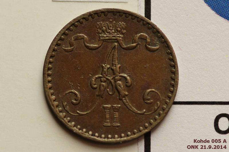 k-0005-a.jpg - Kohde 5 (kuva 1/2), lhthinta: 10 € / myyntihinta: 21 € 1 p 1867 SNY 4.2 kaarevat nauhat, kunto: 5