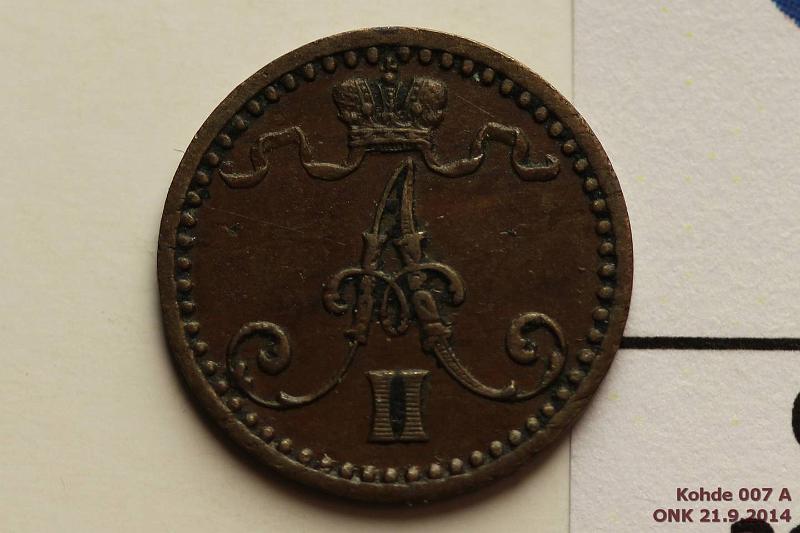 k-0007-a.jpg - Kohde 7 (kuva 1/2), lhthinta: 30 € / myyntihinta: 30 € 1 p 1869 SNY 5.1 suorat nauhat, kunto: 6