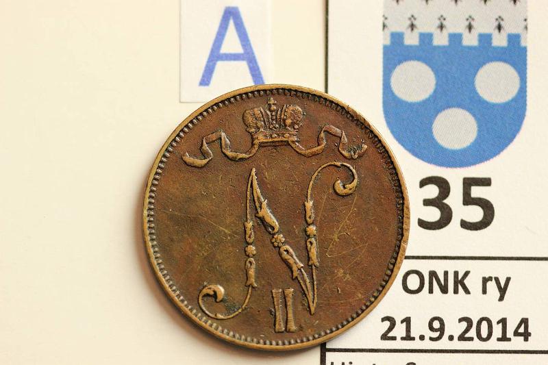 k-0035-a.jpg - Kohde 35 (kuva 1/2), lhthinta: 50 € / myyntihinta: 60 € 5 p 1910 Pij, kunto: 5