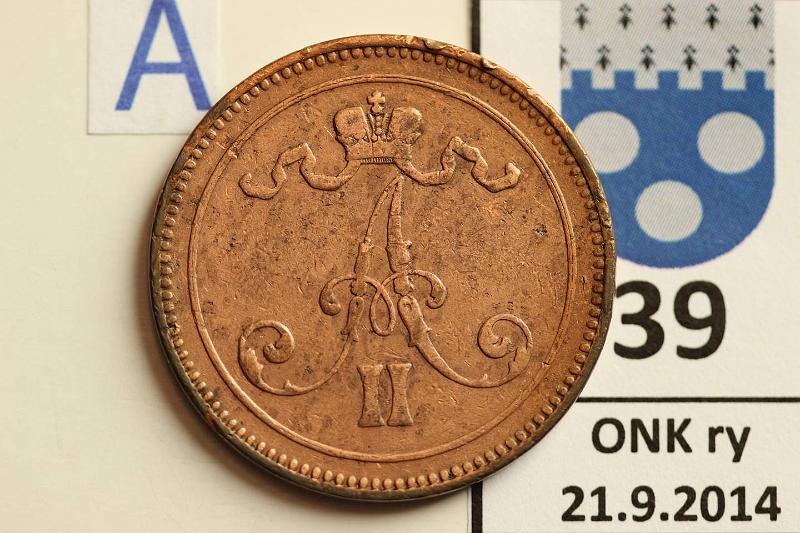 k-0039-a.jpg - Kohde 39 (kuva 1/3), lhthinta: 35 € 10 p 1866/5 SNY 145.2 pllelynti 6/5, puhd, eprvja, phpja, kunto: 3