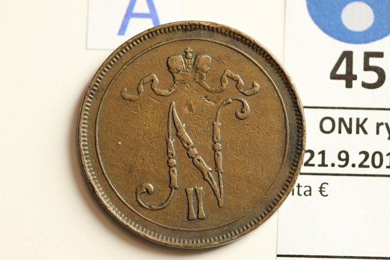 k-0045-a.jpg - Kohde 45 (kuva 1/2), lhthinta: 45 € / myyntihinta: 57 € 10 p 1898 Ij, eprvja, kunto: 3