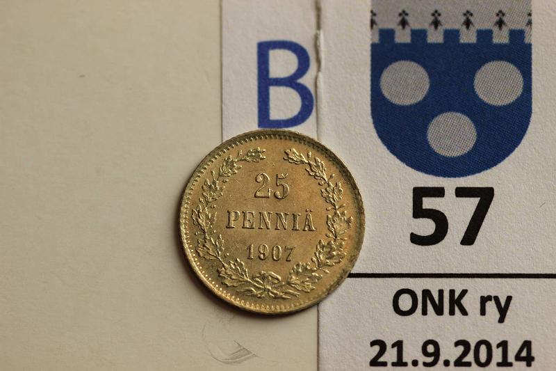 k-0057-b.jpg - Kohde 57 (kuva 2/2), lhthinta: 20 € / myyntihinta: 28 € 25 p 1907 Ag, kaunis!, kunto: 7