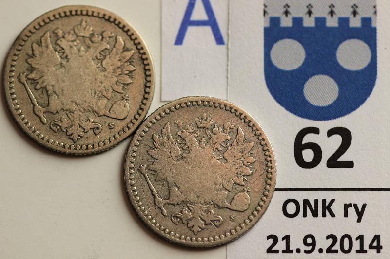 k-0062-a.jpg - Kohde 62 (kuva 1/2), lhthinta: 80 € / myyntihinta: 80 € 50 p 1866, 68 Ag, kunto: 2