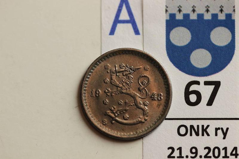 k-0067-a.jpg - Kohde 67 (kuva 1/2), lhthinta: 5 € / myyntihinta: 5 € 50 p 1943 Fe, kaunis!, kunto: 8