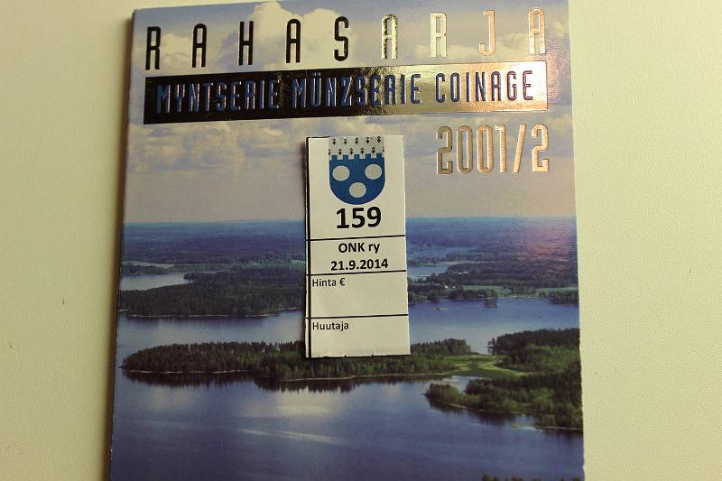 k-0159-a.jpg - Kohde 159, lhthinta: 5 € / myyntihinta: 8 € 2001 II BU, jetoni, kunto: 9