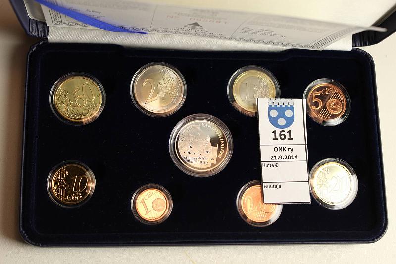 k-0161-a.jpg - Kohde 161, lhthinta: 29 € / myyntihinta: 29 € 2002 Proof, 1c-2€, Ag-jetoni, laatikko, tod., kunto: 10