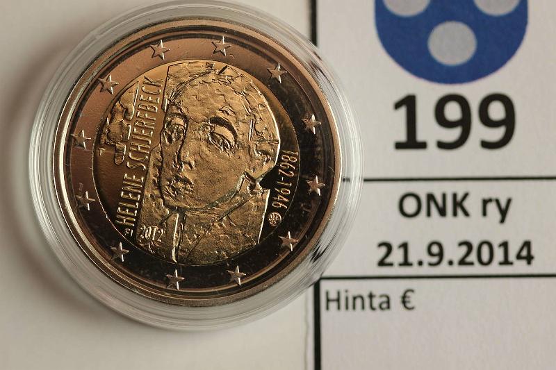 k-0199-a.jpg - Kohde 199, lhthinta: 5 € / myyntihinta: 13 € 2012 Proof, Schjerfbeck, kapseli, tod., kunto: 10