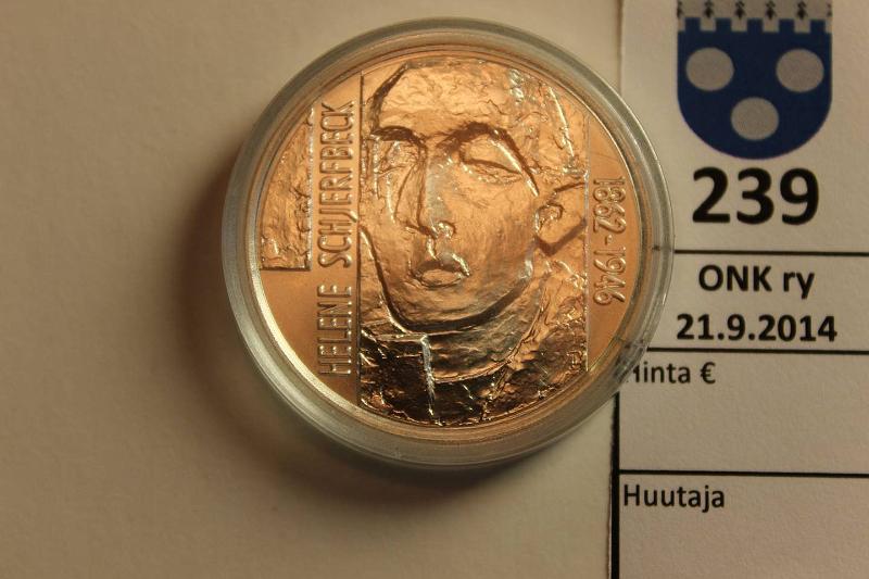 k-0239-a.jpg - Kohde 239, lhthinta: 28 € / myyntihinta: 38 € 100 mk 1996 Ag, BU, Schjerfbeck, kapseli, kunto: 10
