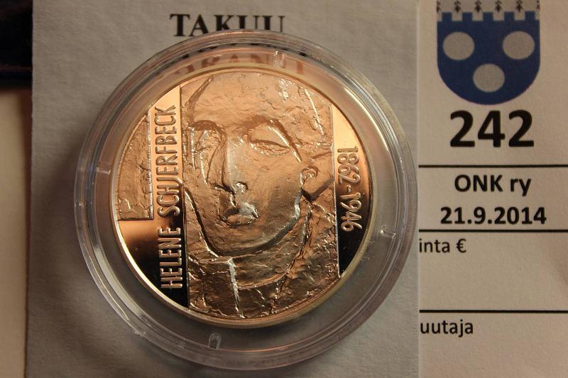 k-0242-a.jpg - Kohde 242, lhthinta: 45 € / myyntihinta: 68 € 100 mk 1996 Ag, Proof, Schjerfbeck, kotelo, tod., kunto: 10