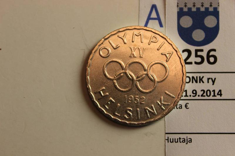 k-0256-a.jpg - Kohde 256 (kuva 1/2), lhthinta: 15 € / myyntihinta: 18 € 500 mk 1952 Ag, kunto: 8/7