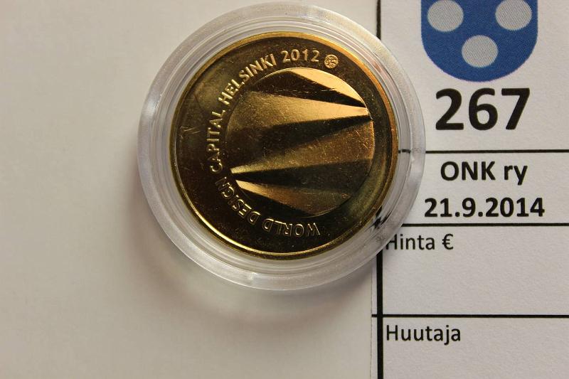 k-0267-a.jpg - Kohde 267, lhthinta: 6 € / myyntihinta: 11 € 5 € 2012 Helsinki, Design-pkaupunki, kapseli, kunto: 9