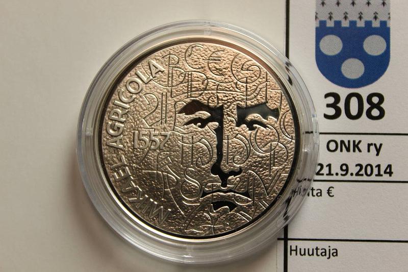 k-0308-a.jpg - Kohde 308, lhthinta: 18 € / myyntihinta: 18 € 10 € 2007 Ag, Proof, Agricola, kapseli, kunto: 10