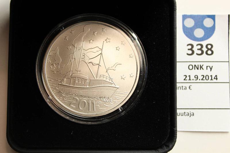 k-0338-a.jpg - Kohde 338, lhthinta: 37 € / myyntihinta: 38 € 20 € 2011 Ag, BU, Itmeren suojelu, kotelo, tod., kunto: 10