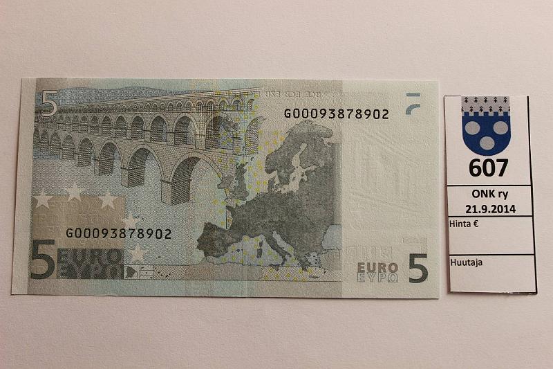 k-0607-a.jpg - Kohde 607, lhthinta: 30 € / myyntihinta: 30 € Kypros 1/2/G/E9 G00093878902 Tri E009 G2, harv. laatta, kunto: 9