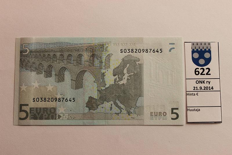 k-0622-a.jpg - Kohde 622, lhthinta: 16 € Italia 1/1/S/J3 S03820987645 Dui J003 C1, kunto: 9