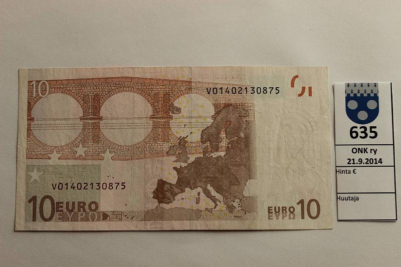 k-0635-a.jpg - Kohde 635, lhthinta: 14 € Espanja 2/1/V/G5 V01402130875 Dui G005 F1, sil?, kunto: 4