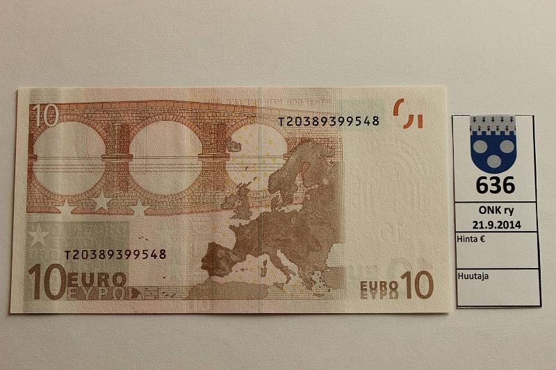 k-0636-a.jpg - Kohde 636, lhthinta: 20 € Irlanti 2/1/T/K1 T20389399548 Dui K001 E6, kunto: 9