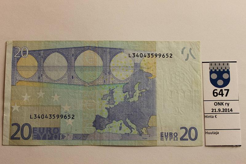 k-0647-a.jpg - Kohde 647, lhthinta: 30 € / myyntihinta: 30 € Suomi 3/2/L/G10 L34043599652 Tri G010 I4, harv. laatta, prep, kunto: 4