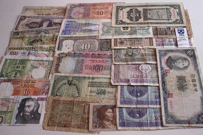 k-0721-a.jpg - Kohde 721, lhthinta: 5 € / myyntihinta: 8 € Er (28) 1900-luku Eri maita, kiertneit, viallisia, pehmoja. Posin 1900-luvun itblokkia, mys muutama Kiinaa (5 CGU 1930, 10y 1936), kunto: 1-4