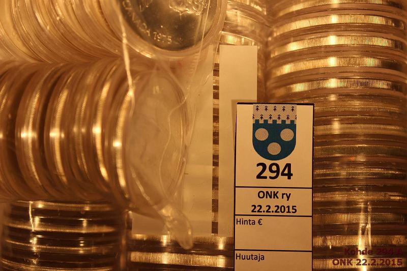 k-0294-a.jpg - Kohde 294, lhthinta: 540 € / myyntihinta: 820 € Kanada 5+10 C$ Montreal 1976 (56) Ag, 2042g/925 (Ag 1888g), 14 x 5+10D, kaikki erilaisia & virheettmi, kapselit, joista yhdest pala irti, kunto: 9