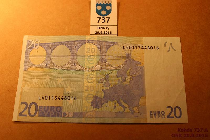 k-0737-a.jpg - Kohde 737, l�ht�hinta: 45 &euro; / myyntihinta: 45 &euro; Suomi 3/3/L/R23 L40113448016 Dra R023 G4, harvinaisempi laatta, kunto: 4