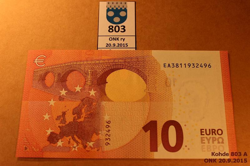 k-0803-a.jpg - Kohde 803, lhthinta: 16 € Ranska 2/3/E3 EA3811932496 Dra E003 A5, kunto: 9