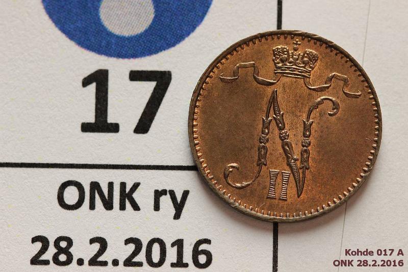 k-0017-a.jpg - Kohde 17 (kuva 1/2), lhthinta: 40 € / myyntihinta: 46 € 1 p 1895 Leimakiilto, loistelias!, kunto: 9/8