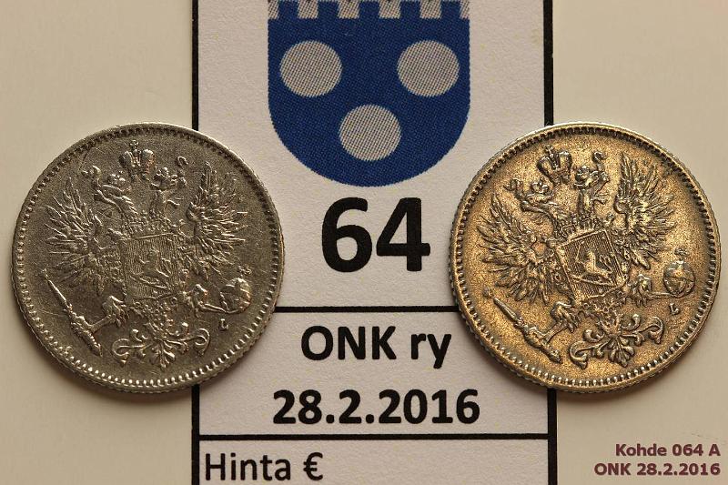 k-0064-a.jpg - Kohde 64 (kuva 1/2), lhthinta: 5 € / myyntihinta: 7 € 50 p 1892, -93 Ag, NY 327.2, 328.2, -92 hnja, -93 lpuhd, nja, kunto: 5