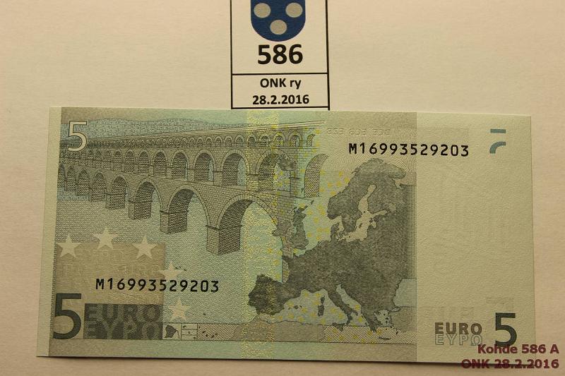 k-0586-a.jpg - Kohde 586, lhthinta: 10 € Portugali 1/2/M/U7 M16993529203 Tri U007 H6, variantti A, kunto: 9