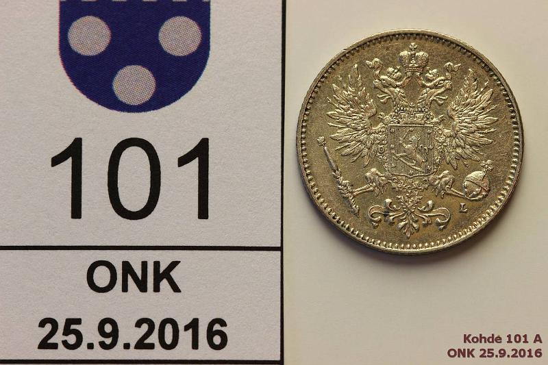 k-0101-a.jpg - Kohde 101 (kuva 1/2), lhthinta: 15 € / myyntihinta: 15 € 50 p 1908 Ag, hnja, kaunis!, kunto: 8