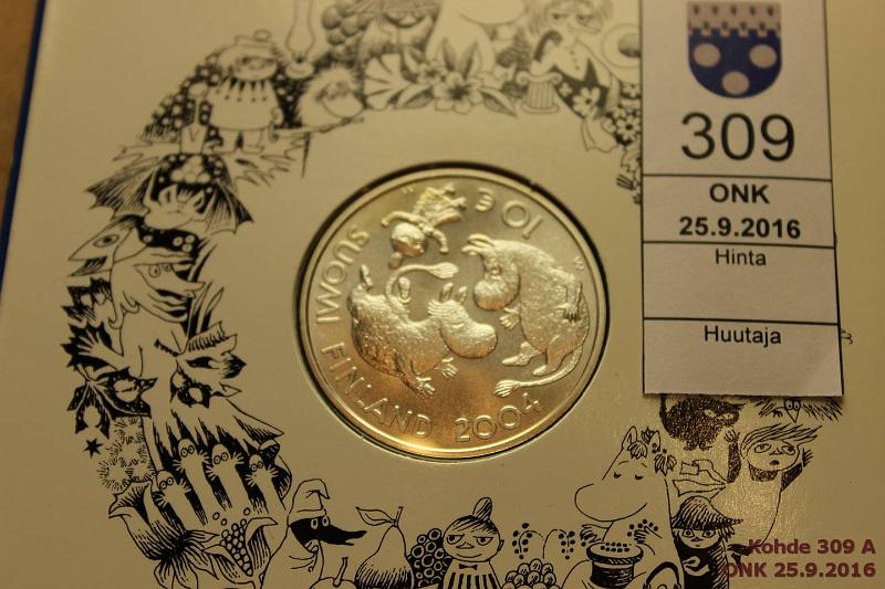 k-0309-a.jpg - Kohde 309, lhthinta: 15 € / myyntihinta: 15 € 10 € 2004 Ag, BU, Jansson/Muumit, kortissa, kunto: 9