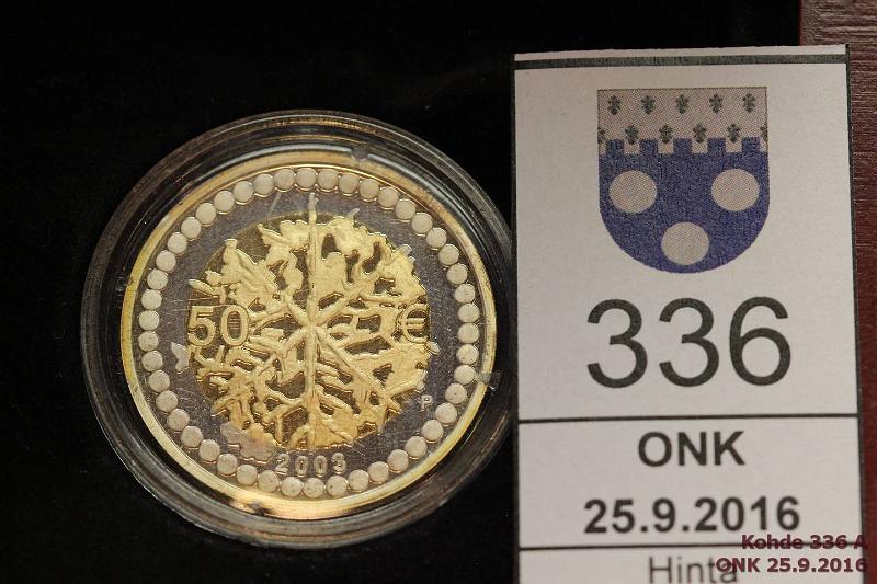 k-0336-a.jpg - Kohde 336, lhthinta: 120 € / myyntihinta: 130 € 50 € 2003 Au/Ag, Proof, Rahataide, puukotelo, tod., kunto: 10