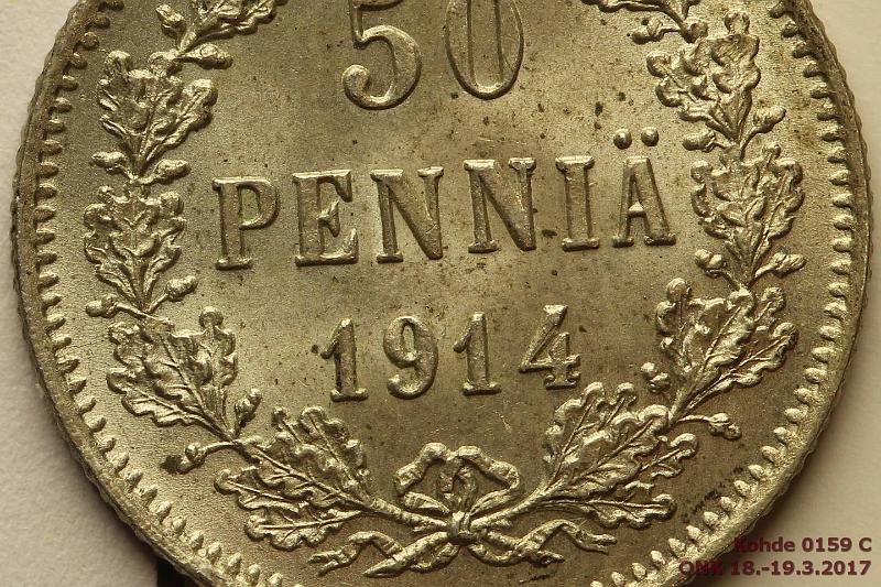k-0159-c.jpg - Kohde 159 (kuva 3/3), lhthinta: 15 € / myyntihinta: 15 € 50 p 1914 III Ag, 4 uud.kaiv tyyppi II ephpja, erittin kaunis!, kunto: 8/9